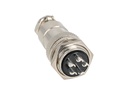 TP-GX20-5P — CONECTORES (PAR GX20 5 PIN MACHO/HEMBRAPARA PANEL Y EXTENSION 5A/125VCA, 20mm