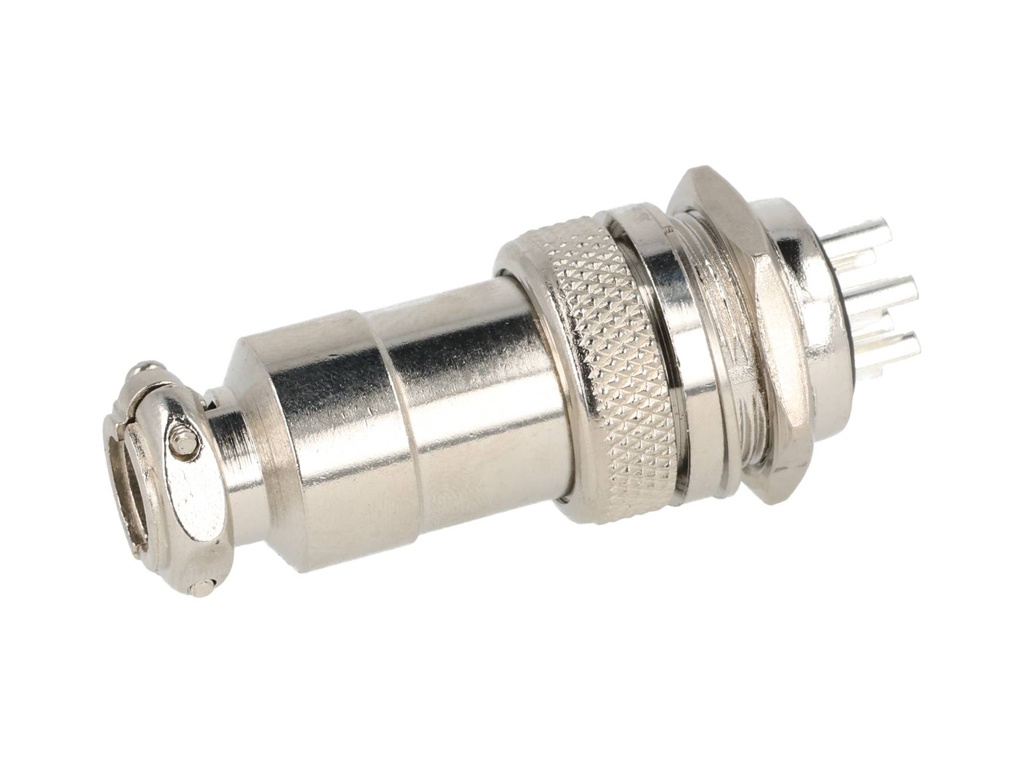 TP-GX20-5P — CONECTORES (PAR GX20 5 PIN MACHO/HEMBRAPARA PANEL Y EXTENSION 5A/125VCA, 20mm
