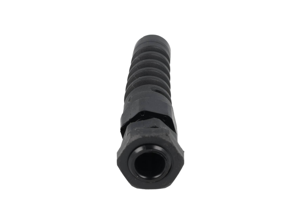 CGE-PG7 — CONECTOR GLAND. NEGRO CON ESPIRAL PG7 INCLUYE TUERCA, BARRENO 1/2 