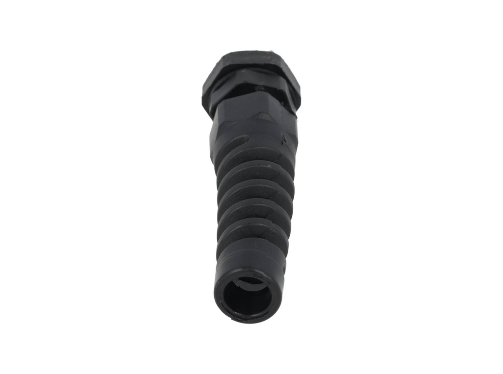 CGE-PG7 — CONECTOR GLAND. NEGRO CON ESPIRAL PG7 INCLUYE TUERCA, BARRENO 1/2 