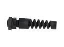 CGE-PG7 — CONECTOR GLAND. NEGRO CON ESPIRAL PG7 INCLUYE TUERCA, BARRENO 1/2 
