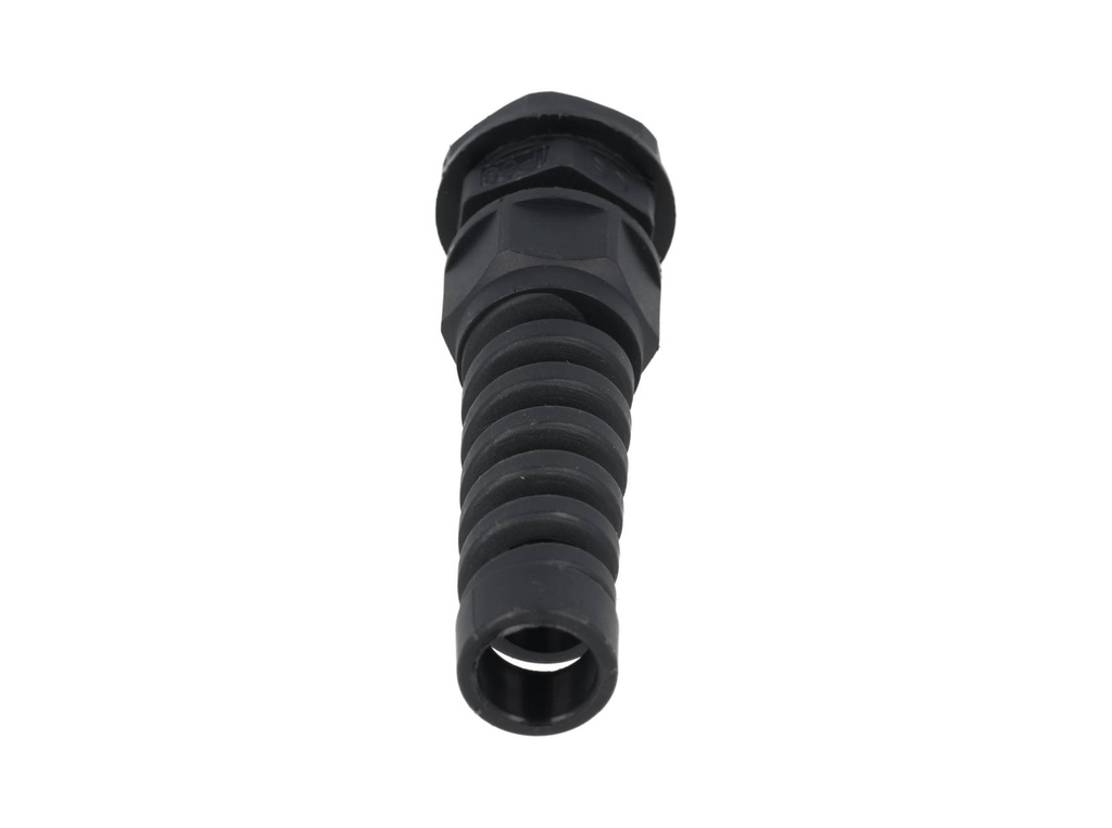 CGE-PG9 — CONECTOR GLAND. NEGRO CON ESPIRAL PG9 INCLUYE TUERCA BARRENO 19/32