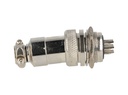 TP-GX20-10P — CONECTORES (PAR GX20 10 PIN MACH/HEMBRAPARA PANEL Y EXTENCION 7A/ 125VCA, 20mm