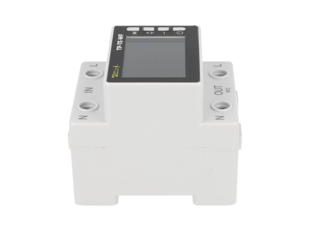 TP-TE-WF — VOLTIMETRO, MEDIDOR DE ENERGÍA WIFI, 110-220VCA, KW, PF, HZ, TEMP.-20/150GRADOS CENTÍGRADOS, KWH, TIEMPO, AMP.