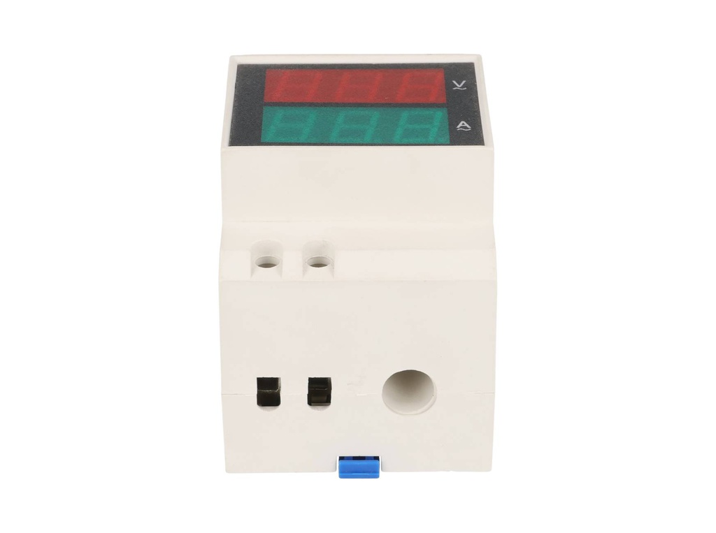 TP-D52-300/99 — MEDIDOR DIGITAL VOLT/AMP, 80-300V/99.9AMONTAJE EN RIEL DIN DONA INTERIOR