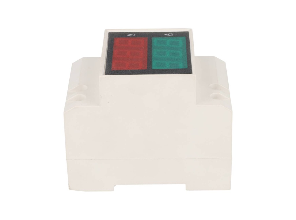 TP-D52-300/99 — MEDIDOR DIGITAL VOLT/AMP, 80-300V/99.9AMONTAJE EN RIEL DIN DONA INTERIOR