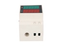 TP-D52-300/99 — MEDIDOR DIGITAL VOLT/AMP, 80-300V/99.9AMONTAJE EN RIEL DIN DONA INTERIOR