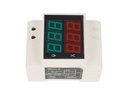 TP-D52-300/99 — MEDIDOR DIGITAL VOLT/AMP, 80-300V/99.9AMONTAJE EN RIEL DIN DONA INTERIOR