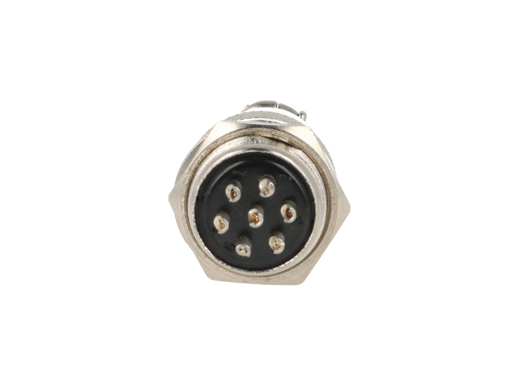 TP-GX20-7P — CONECTORES (PAR GX20 7 PIN MACHO/HEMBRAPARA PANEL Y EXTENSION 4A/125VCA, 20mm