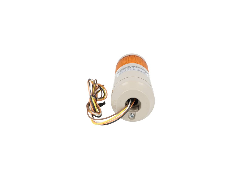 MT5C1AL-1Y — TORRETA 56 mm amarilla 24 Vcd fija e intermitente MENICS