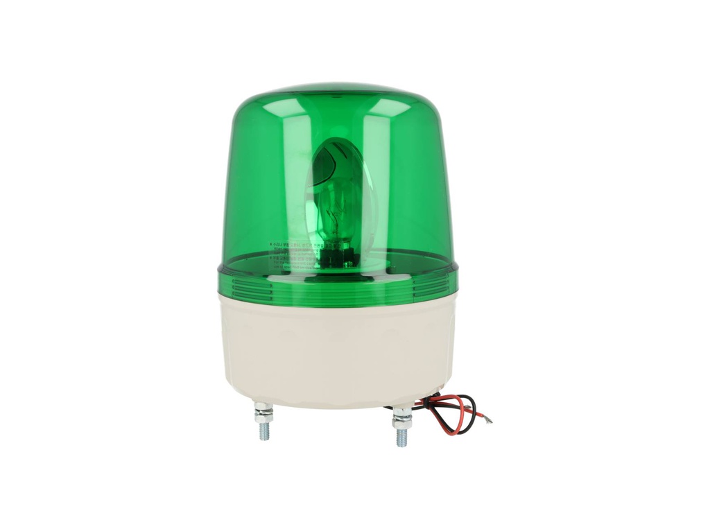 AVG-10-G — FAROLA INDIVIDUAL ROTATIVA 135MM VERDE