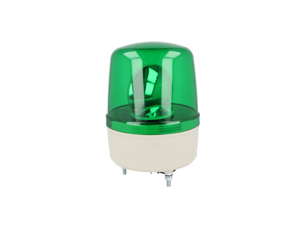 AVGB-10-G — FAROLA INDEPENDIENTE ROTATIVA 135mm CON ALARMA VERDE