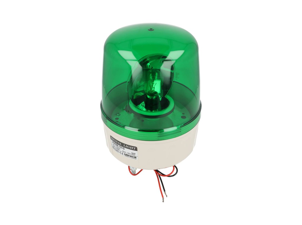 AVGB-10-G — FAROLA INDEPENDIENTE ROTATIVA 135mm CON ALARMA VERDE