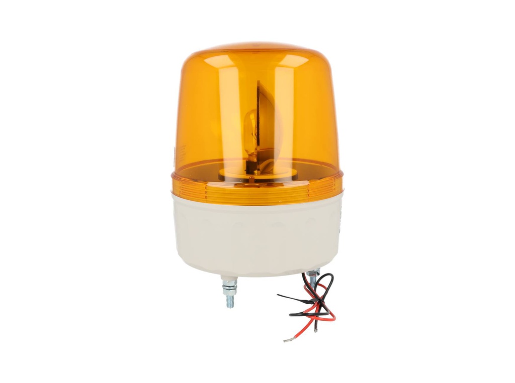 AVGB-10-Y — FAROLA INDEPENDIENTE ROTATIVA 135mm CON ALARMA AMARILLA 110VCA