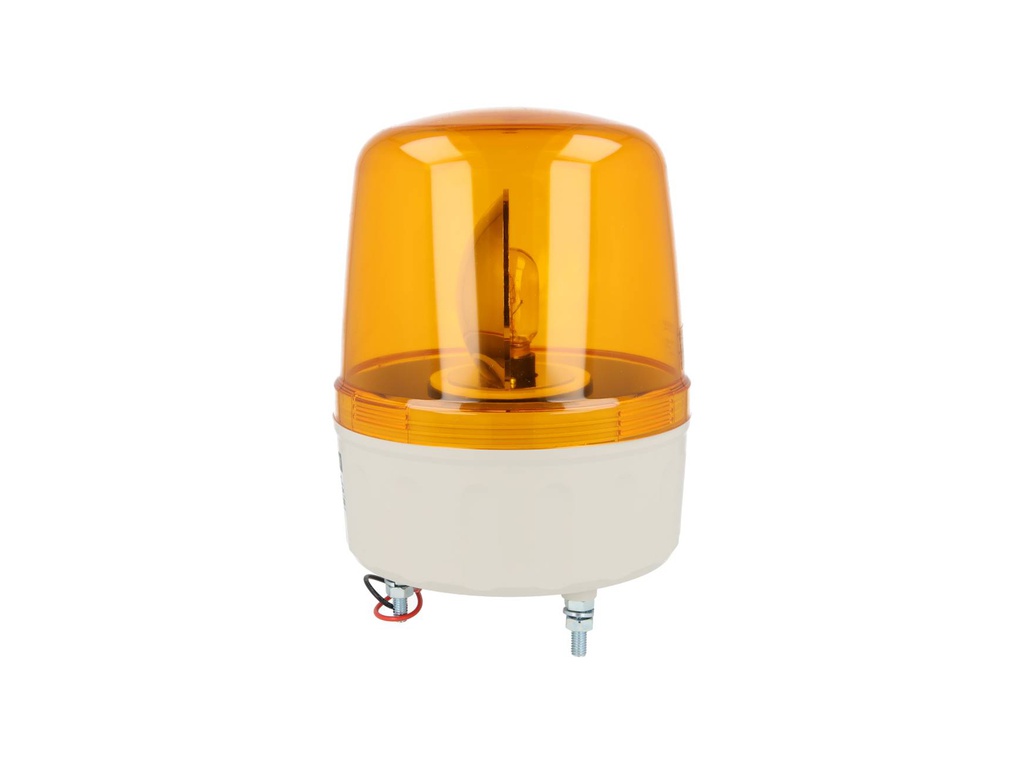 AVGB-10-Y — FAROLA INDEPENDIENTE ROTATIVA 135mm CON ALARMA AMARILLA 110VCA