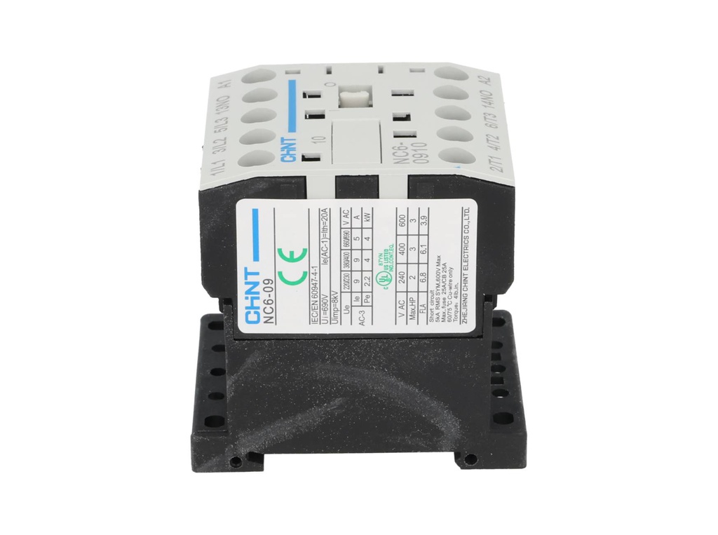 NC6-0910-220V — CONTACTOR AUXILIAR 220V, 9AMP, 3NA+1NA