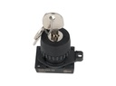 S2KR-1EK — SWITCH SELECTOR CON LLAVE, ,  22mm 2 POS. MOMENTANEO, QUITAR LLAVE AL CENTRO