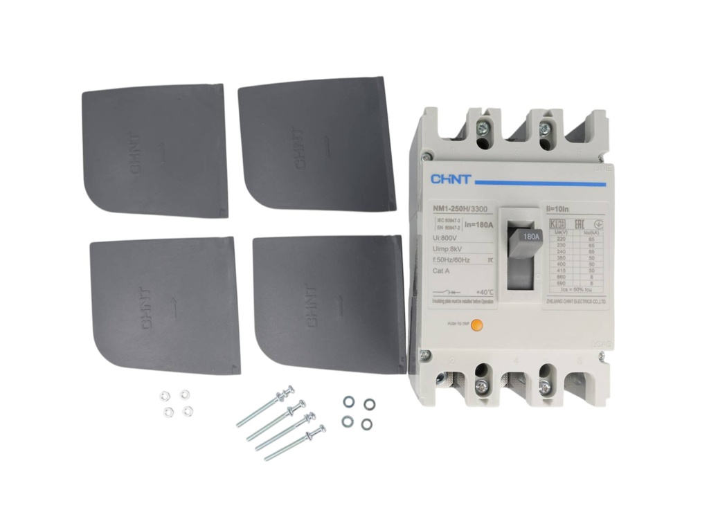NM1-250H-180A — BREAKER 3X180A 50KA/415V 65KA/240V 690V