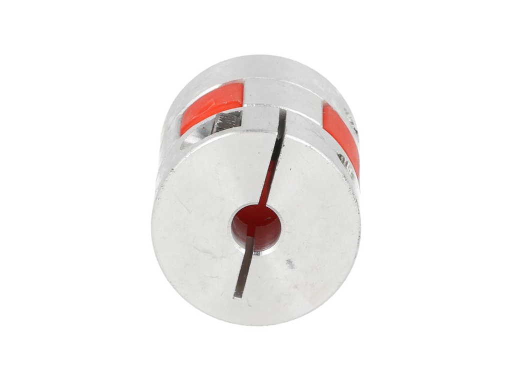 BF-6X6-D25L30 — COPLE FLEXIBLE ALUMINIO D1 6mm, D2 6mm, DEXT 25mm, LONGITUD 30mm, TIPO ESTRELA TORQUE 1.5Nm, VELOCIDAD MAXIMA 6.500RPM