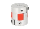 BF-6X6-D25L30 — COPLE FLEXIBLE ALUMINIO D1 6mm, D2 6mm, DEXT 25mm, LONGITUD 30mm, TIPO ESTRELA TORQUE 1.5Nm, VELOCIDAD MAXIMA 6.500RPM