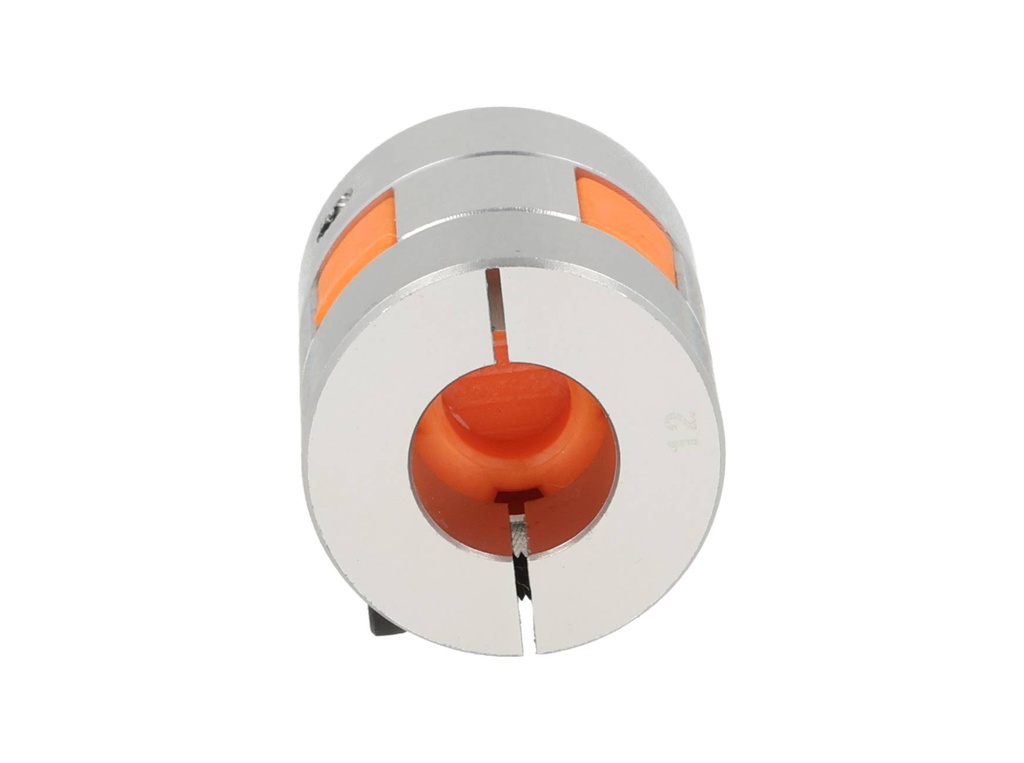 BF-10X12-D25L30 — COPLE FLEXIBLE ALUMINIO D1 10mm D2 12mmD.EXT .25mm, LONGITUD 30mm TIPO ESTRELLA TORQUE 5NM, VELOCIDAD MAXIMA 10, 000RPM