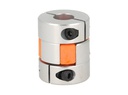BF-10X12-D25L30 — COPLE FLEXIBLE ALUMINIO D1 10mm D2 12mmD.EXT .25mm, LONGITUD 30mm TIPO ESTRELLA TORQUE 5NM, VELOCIDAD MAXIMA 10, 000RPM