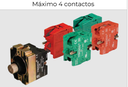 2ASL6LB-1-400 — SELECTOR ILUMINADO 2POS. FIJAS NO INCLUYE LED 6, 12, 24, 48, 110, 230VCA/CD #MCB96*** (***=V) 