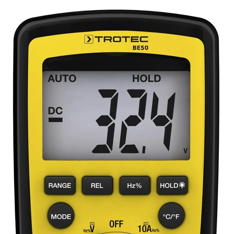 BE50 — MULTIMETRO DIGITAL CAT III 1000 V / CATIV 600 V