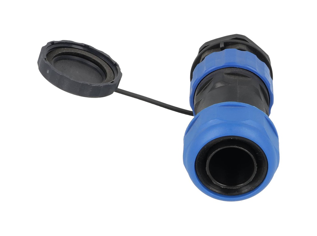 TP-SP28-SP22P — CONECTORES PANEL/RECTO (PAR) 22PIN, IMPERMEABLES IP68, 5A/250VCA, DIAMETRO DE BARRENO 28mm