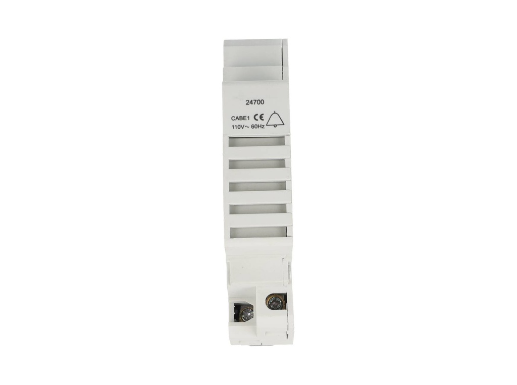 CABE-110A — BUZZER P/RIEL DIN 85DB 110VCA