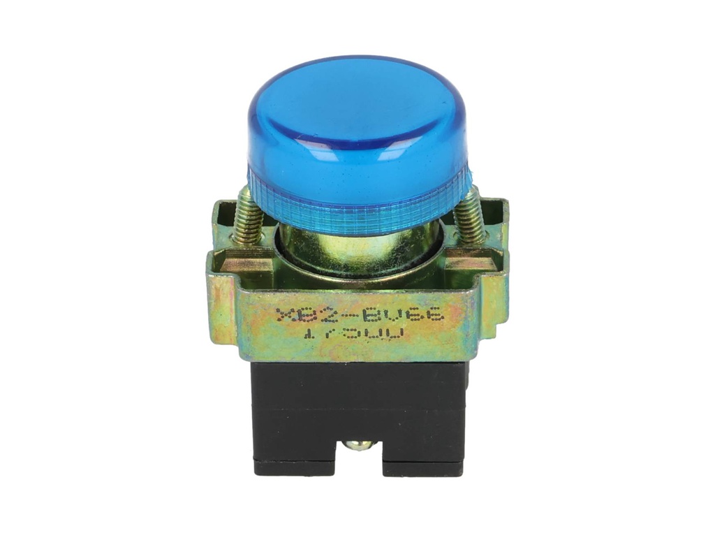 TP-LI22M-B — LAMPARA PILOTO METAL LED AZUL 22mm 220VCA METALICO *NO SON A PRUEBA DE EXPLOSION*