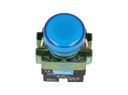 TP-LI22M-B — LAMPARA PILOTO METAL LED AZUL 22mm 220VCA METALICO *NO SON A PRUEBA DE EXPLOSION*