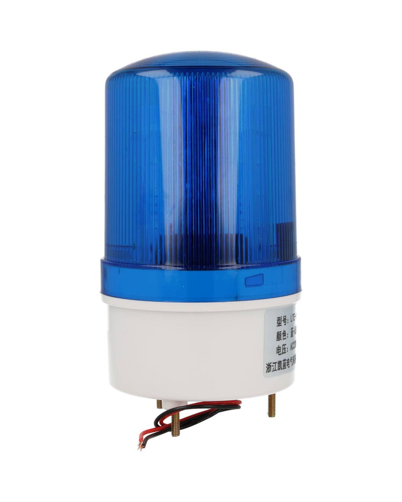 TP-SLR100B100/240 – TORRETA ROTATIVA CON BUZZER Y LED AZUL 110/240VCA, IP65