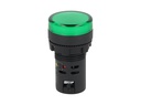TP-LI22-G — LAMPARA PILOTO LED VERDE 22mm 220VCA PLASTICO *NO SON A PRUEBA DE EXPLOSION*