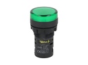 TP-LI22-G — LAMPARA PILOTO LED VERDE 22mm 220VCA PLASTICO *NO SON A PRUEBA DE EXPLOSION*