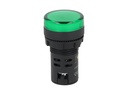 TP-LI22-G — LAMPARA PILOTO LED VERDE 22mm 220VCA PLASTICO *NO SON A PRUEBA DE EXPLOSION*