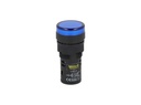 TP-LI16-B — LAMPARA PILOTO LED AZUL 16mm 220VCA*NO SON A PRUEBA DE EXPLOSION*