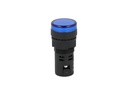 TP-LI16-B — LAMPARA PILOTO LED AZUL 16mm 220VCA*NO SON A PRUEBA DE EXPLOSION*