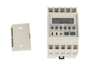 TP-TM812M-2 — TIMER D SEMANAL, 220VCA, 2 CANALES, 4/ON-OFF, 3/ON-OFF, 15AMP.BAT.RESP.38H, DIN RIEL