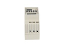 TP-TM848-1 — TIMER D SEMANAL, 120VCA, 8/ON-8/OFF 1CON 16AMP./AC1, 3AMP./AC2, BAT.RESP.36H, DIN RIEL