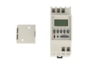 TP-TM848-1 — TIMER D SEMANAL, 120VCA, 8/ON-8/OFF 1CON 16AMP./AC1, 3AMP./AC2, BAT.RESP.36H, DIN RIEL