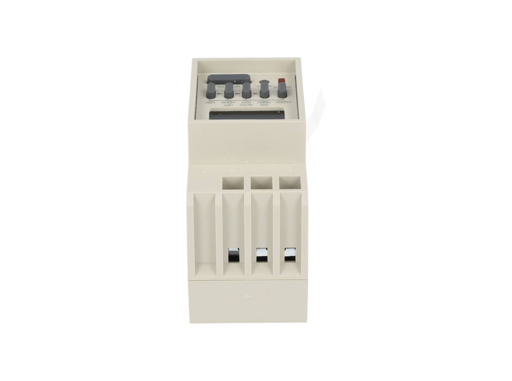 TP-TM848-3 — TIMER D SEMANAL, 24VCA, 8/ON-8/OFF, 1CON 16AMP.AC1, 3AMPARA AC2, BAT.RESP.36H, DIN RIEL