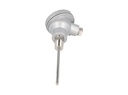 TPCM-J-4 — TERMOPAR COMPACTO TIPO J 1/4  DIAM X 4 , DE U, CONEXION 1/2 NPT A PROCESO CABEZA DE ALUMINIO Y BLOCK CERAMICO DE CONEXION