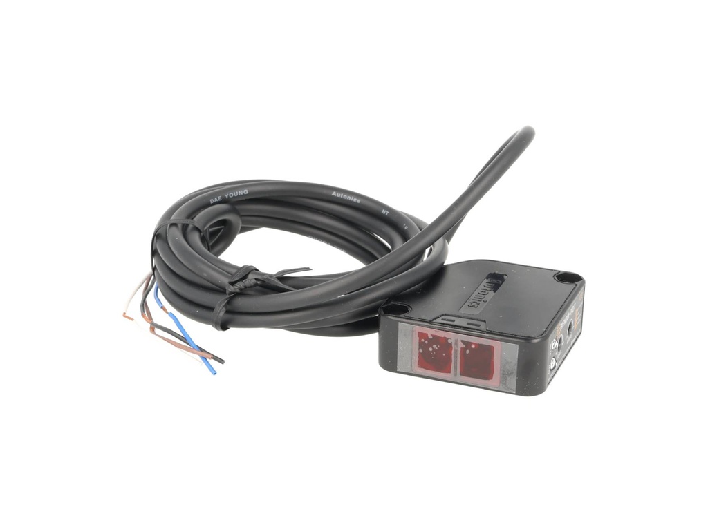 BEN3M-PDT — FOTOCELDA NPN/PNP, S/3 METROS , RTFE/PLZ.18X50X50mm, 12-24VCD, 24-240VCA/CD.