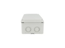 40202005 — CAJA CON KNOCKOUTS PRE-PERFORADOS PLASTICA ABS DE CONEXIONES 117X217X75.5MM. GRIS IP67