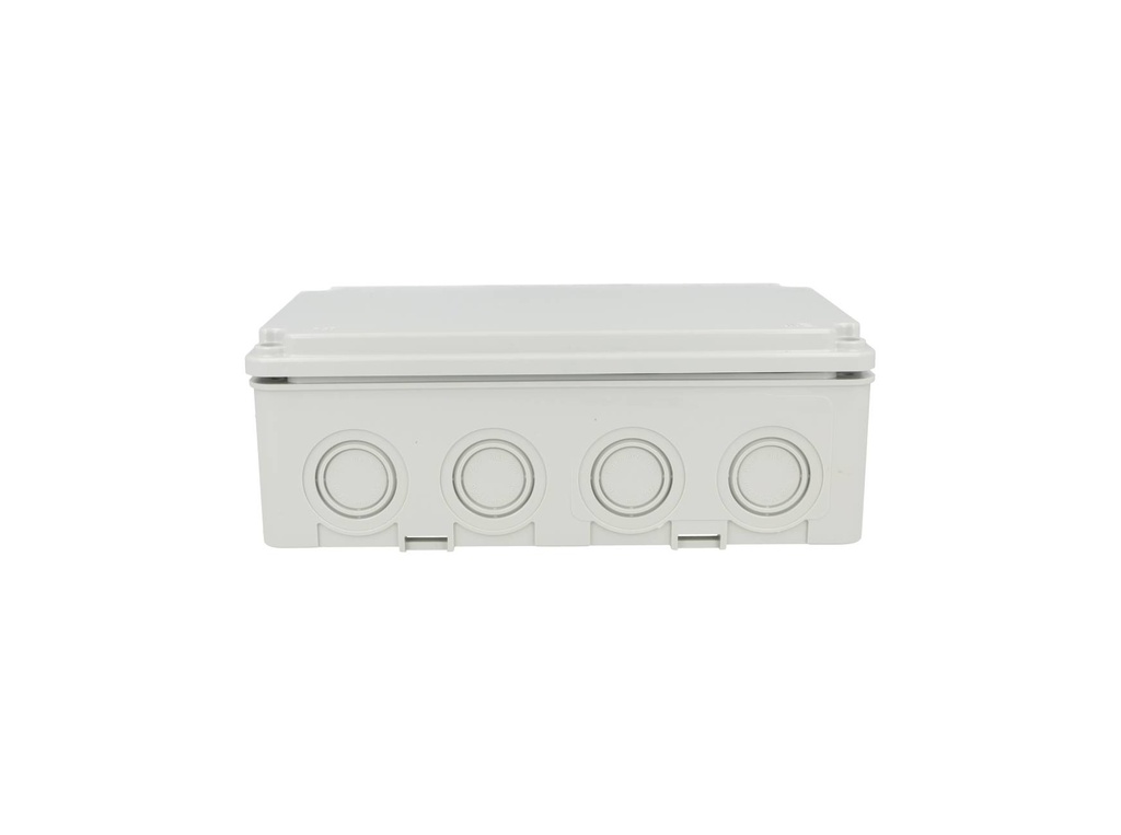 40202005 — CAJA CON KNOCKOUTS PRE-PERFORADOS PLASTICA ABS DE CONEXIONES 117X217X75.5MM. GRIS IP67