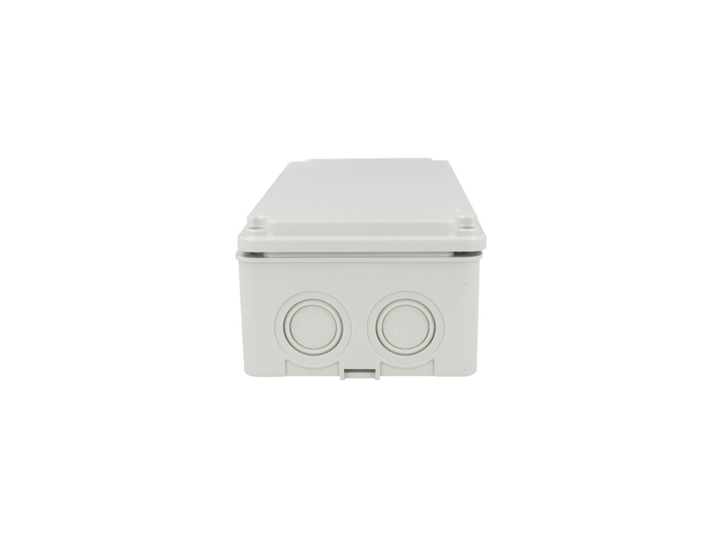 40202005 — CAJA CON KNOCKOUTS PRE-PERFORADOS PLASTICA ABS DE CONEXIONES 117X217X75.5MM. GRIS IP67