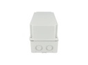40202205 — CAJA CON KNOCKOUTS PRE-PERFORADOS PLASTICA ABS DE CONEXIONES 117X217X125.5MM. GRIS IP67 CUBIERTA ELEVADA
