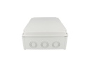 40203005 — CAJA CON KNOCKOUTS PRE-PERFORADOS PLASTICA ABS DE CONEXIONES 218X298X96.5MM. GRIS IP67