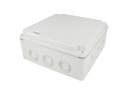 40205005 — CAJA CON KNOCKOUTS PRE-PERFORADOS PLASTICA ABS DE CONEXIONES 218X1218X96.5MM. GRIS IP67